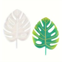 1 Pieces Monstera Leaf Silicone Mold, Suitable For DIY Handmade soap crafts silicone shaped pendant silicone mold