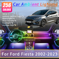 For Ford Fiesta MK5 MK6 MK7 Car Interior Ambient Lights Strips Breathing Lighting Kit App Control Auto Decorative Lamp