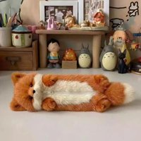 Cartoon Plush Pencil Pouch Funny Cute Student Animal Pencil Cases Personalized Stationery Storage Bag Best Friend Gifts·