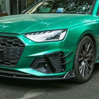 For Audi A4 S-Line S4 B9 Facelift 2020-2024 Sedan / Avant Car Front Bumper Side Splitter Front Canard Spoiler Fangs Body Kit