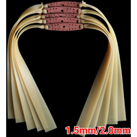 1.5/2.0mm High Quickly 2-5PCS Slingshot Hunting Powerful Flat Rubber Band High Elasticity Outdoor Catapult Shooting Accessories