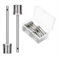 AliExpress NONE 10/20PCS Stainless Steel Inflating Needles Pump Adapters for Football Basketball Soccer Balls Inflatables