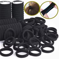50/100pcs Hair Bands for Women Girls High Elastic Rubber Band Basic Hair Ties Simple Ponytail Holder Headwear Hair Accessories