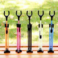 Bow Stand Foldable Archery Recurve Bow Stand Rack Holder for Recurve Longbow Takedown Bow Glass Fiber Portable Mutiple Color