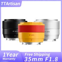 TTArtisan AF 35mm F1.8 II APS-C Lens Large Aperture Portrait Lens for Fuji XT50 XE5 XM5 XS Sony A6600 A6400 A7C ZVE-1 Nikon Z50