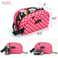 1 Piece Fashionable Insulated Lunch Bag Portable and Built-in Removable Ice Pack Suitable for Offices Schools (non Food Contact)