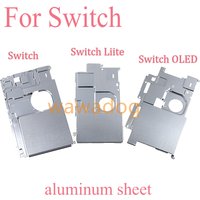 1pc For NS Console Metal Heat Sink Aluminum Back Cover Sheet Host Case Shield Shell Heatsink For Nintendo Switch Lite OLED