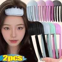 2Pcs Fluffy Hair Clips for Curling Bangs, Hair Root Volumizing Clips, Women's Hair Curl Fixing Clips, Fashionable Curling Clips