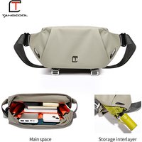 TANGCOOL Waterproof Sling Bag for Men Women Crossbody Fanny Pack Anti theft Chest Bag For Travel Hiking Cycling