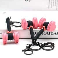 Bp Fan Support Stick Keychain Kpop Popular Girl Group Love Hammer Pendant Girl Group Star Concert Black Fan Support Stick Gifts