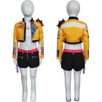 Role Playing Performance Costume Set Rumi Concert Halloween Costume Earrings Accessories Set