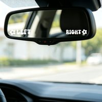 Left and right flower stickers, car decoration stickers, waterproof vinyl stickers, suitable for laptops.