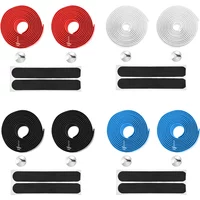 2 Pcs Bike Handlebar Tape For Road Bike For Shock Absorption and Grip Sweat-Absorbing Red/White/Blue/Black