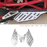 Fit Italjet Dragster 200 / 250I / 125 / 400 Foot Plate Board Pedals Footrest Footboard Cover Mat Pad for Italjet Dragster