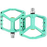AliExpress NANLIO NanLio 005 MTB Bicycle Ultralight Flat Pedals Nylon Plastic XC AM Mountain BMX Anti-slip Big Foot DU Bushing Bearings