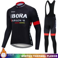 AliExpress Tricuta Cycling Man Jersey 2026 Termal Fleece Team UCI BORA Men's Pants Gel Complete Mtb Thermal Cyclist Clothing Bib Winter Pro