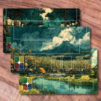 Playmat Compatible with Earthborne Rangers Game, Unofficial Earthborne Rangers Mat Bundle, Board Game Upgrade Tapis De Souris