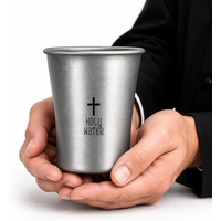 304 Stainless Steel Water Cup Novelty Creative Outdoor Camping Travel Coffee Tea Milk Beer Cup Metal Retro Silver Tableware Gift