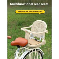 AliExpress Bicycle rear infant seat, mountain bike folding bike rear children's full-body chair