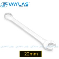 22mm Open Box End Combination Wrench All-Purpose Master Cr-V Opened Ring Combo Spanner for General Household Garage Auto Repairs