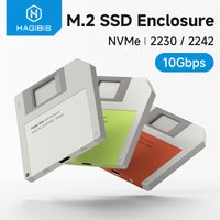 Hagibis 2230 M.2 NVMe SSD-Gehäuse USB 3.2 Gen 2 auf PCI-E M.2 SSD-Gehäuse 2242 Externe SSD-Diskette für iPhone 17 Pro-Laptops