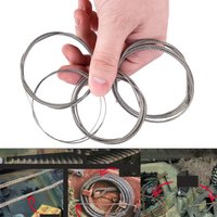 Model Traction Cable Dia 0.5Mm-2Mm Military Steel Cable Construction Sand Table Scene Modification Accessories Materials 1Bag