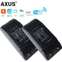 AXUS Tuya WiFi Smart Switch APP Wireless Controller Universal Breaker Timer Smart Life Work With Light Switch Alexa Accessories