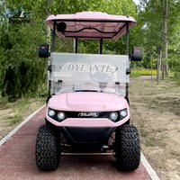New Hunting Utility Vehicle Double Row Lithium Battery Electric Golf Cart Four Wheel Off-Road Beach Car Customizable Color