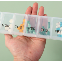 Hot New Weekly Large 7 Day 7 Grids Premuim Pill Case Organizer Box Storage Container for Vitamin Medicine Supplements Fish Oil