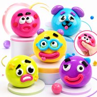 Hot Smushers Squishy, Curiosities Dog Face Swap Squishy Toy, Soft Moldable Cute Slow Rise Squeeze Toy, Relaxing Sensory