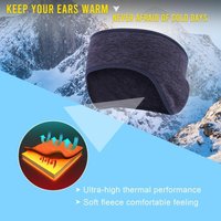 AliExpress 1PC Ear Warmer Headband Fleece Winter Headwrap for Men Women Sweat-Resistant Running Ear Muff for Outdoor Sports