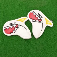 9Pcs/Set Universal PU Golf Iron Headcover Protection Cover,Shark Pattern Club Head Cover,Golf Club Protector Outdoor Antiscratch