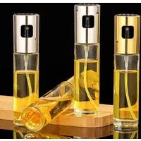 100ml Glass Oil Spray Pot Household Mist Oil Sprayer Kitchen Sauce Vinegar Seasoning Bottle BBQ Oil Spray Bottle