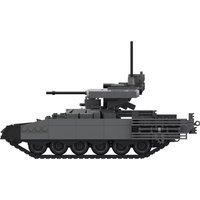MOC Military Series BMPT-72 Tank Support Combat Vehicle 1/35 Scale Model DIY Building Block Toy - Holiday and Birthday Gift