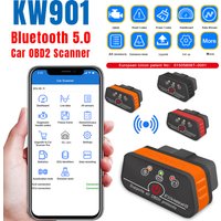 2025 New KONNWEI KW901 ELM327 V1.5 Bluetooth5.0 Car Auto OBD2 Scanner Android/IOS Car Diagnostic Tool Code Reader pk Vgate ICAR2