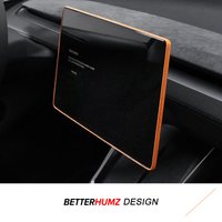 For Tesla 2019- Model Y Juniper 2025 Model 3 Highland Made of Alcantara Car Interior Screen Anti-collision Trim Strip Sticker