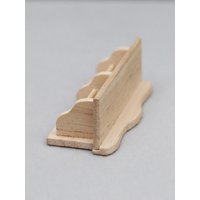 Wooden Dollhouse Storage Rack Doll Furniture Storage Rack Dollhouse Wooden Hanging Cabinet Miniature Towel Rack
