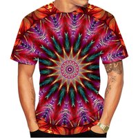 New Fashion Summer 3d Bohemia Print T shirt Men and Women Universal Wear Casual T-shirt for Full Funny Kids Tops Size 100-6XL