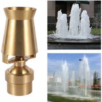 3/4" 1" 1.5" 2" Copper Post Fountain Nozzle Brass Air Mix Bubbling Jet Fountain Garden Pond Landscape Fountain