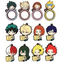 My Hero Academia Anime MHA Boku no Hero Academia Midoriya Deku Denki OCHACO Bakugou Katsuki Rubber Keychain