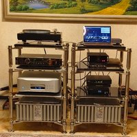 HIFI Audio Speaker Amplifier Cabinet DAC Frame Rack Stainless Steel Column Aluminum Equipment Shock Absorber Tripod Shelf Foot