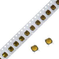 100PCS 4 Pin 4*4*0.8mm Switch Micro Switch SMD DC12V 50mA Membrane Switch 4x4x 0.8MM 4X4X0.8mm Tactile Push Button Switch Tact