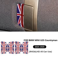 Leather Inner door handle/inner door bowl protective sticker For Mini Cooper Countryman U25 2024 2025 Stickers Car Accessories