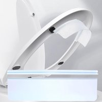 Toilet Splash Guard Urine Deflector 10 Inch High Density Hydrophobic Anti Splash Pad for Bathroom Apartment Dorm Public Restroom