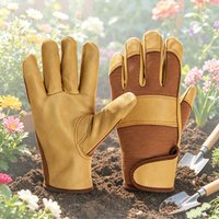 Breathable Thorn-Proof Gardening Gloves for Men Women Wear-Resistant Heavy Duty Work Gloves Perfect for Lawn Weeding and Pruning
