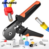 Crimping Pliers Ferrule Sleeves Tubular Terminal Tools HSC8 6-4 10-6 16-6 Wire Crimper Household Electrical Sets Terminal