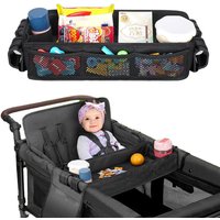 Stroller Tray W2 W4 wagon Pram Snack Plate Kids Cup Holder Toy Placement Pushchair Snack foot mat Accessories for Travel Outdoor
