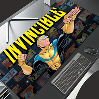 Game Cool I-Invincible VS Mouse Pad Non-slip Thickened MousePad Large Writing Lockedge Gaming Cushion Office Student