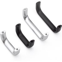 Black Silvery Cabinet Door Handle, Wardrobe Drawer Knob Handle, Aluminum Alloy Kitchen Cupboard Pulls Handle for Furniture Cabin