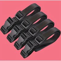 4Pack Utility Straps with Quick Release Buckle Nylon Backpack Accessory Sleeping Bag Strap Adjustable for Hiking Travel Outdoor